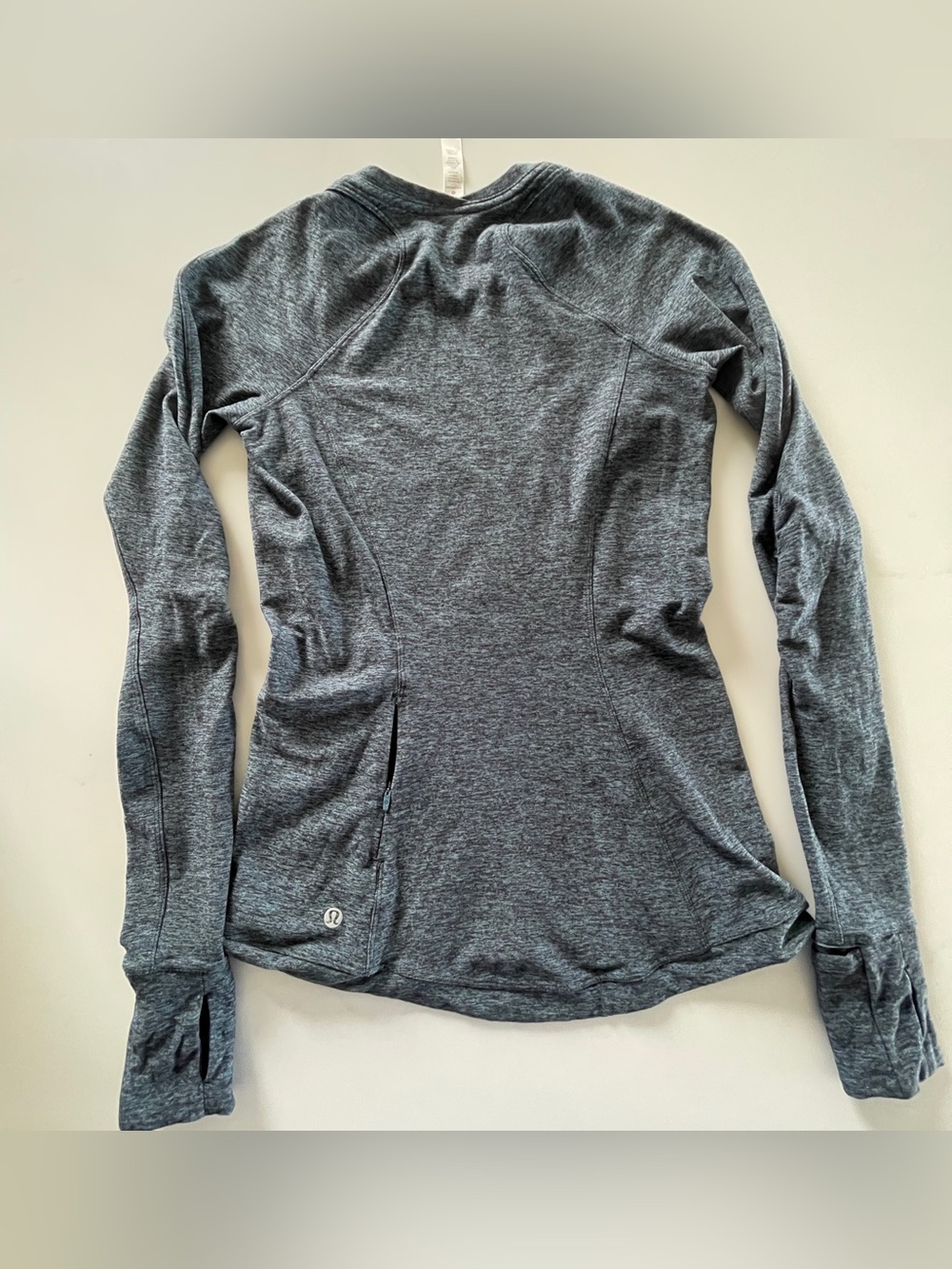 lululemon athletica Charcoal Gray Long-Sleeve Workout Top